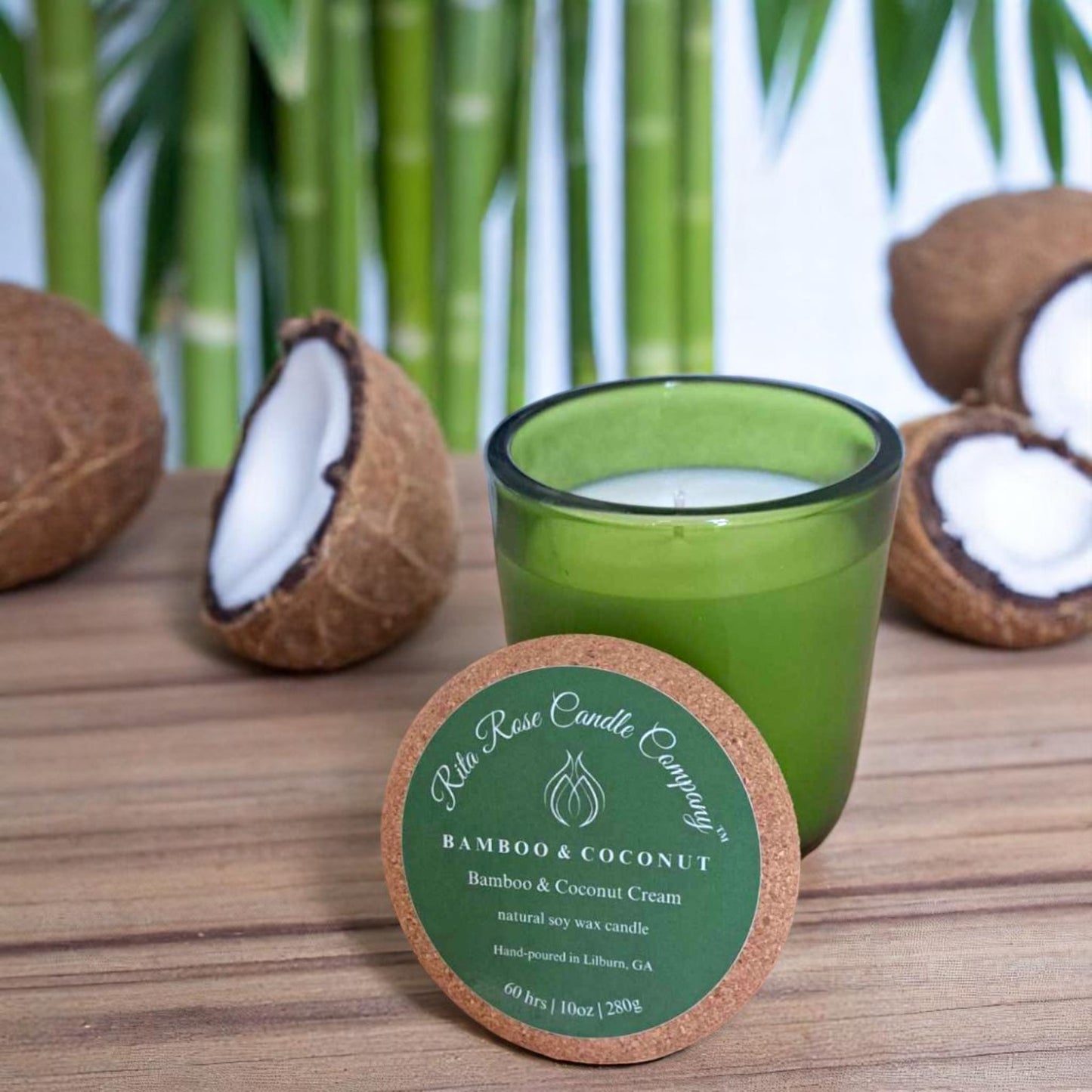 Bamboo & Coconut, Lux Green, 10oz