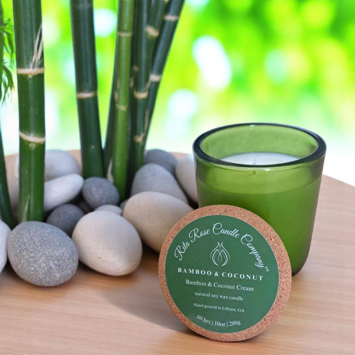 Bamboo & Coconut, Lux Green, 10oz