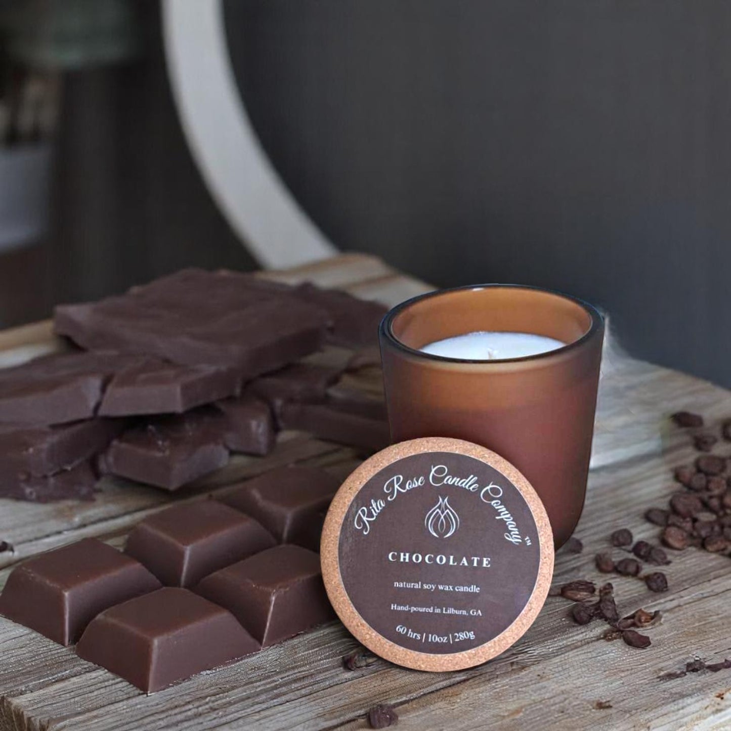 Chocolate, Lux Brown, 10 oz