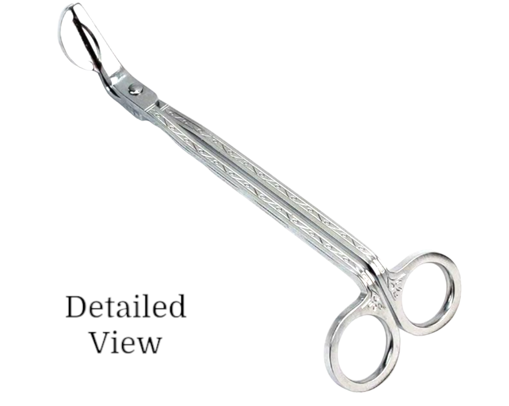 Engraved Silver Wick Trimmers