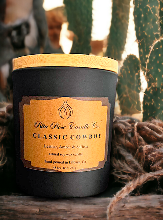 Classic Cowboy, Black Frosted, 8oz