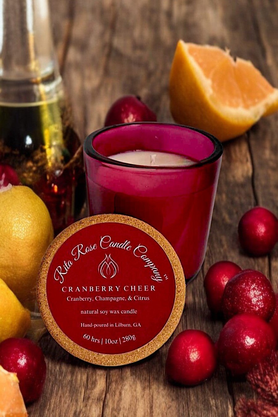 Cranberry Cheer, Lux Cranberry, 10oz