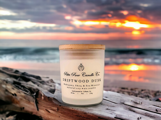 Driftwood Dusk, White Frosted, 8oz