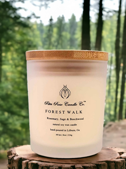 Forest Walk, White Frosted, 8oz