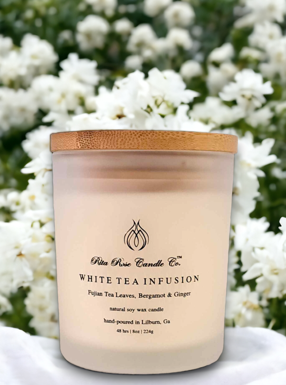 White Tea Infusion, White Frosted, 8oz